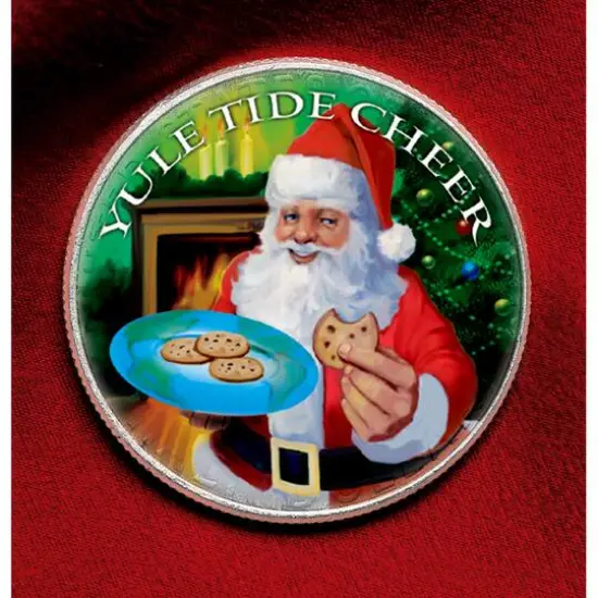 Santa Year To Remember 2021 Coin Christmas Card {4}