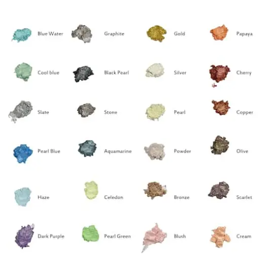 Mixed Color Resin Mica Powders by Craft Smart&reg;, 24ct. {3}