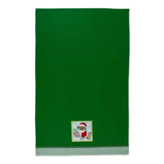 DII&reg; Assorted Holiday Pup Embellished Dishtowel Set {6}