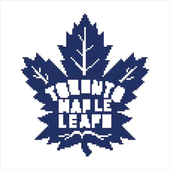 Camelot&reg; Dots NHL Toronto Maple Leafs Diamond Painting Kit {3}