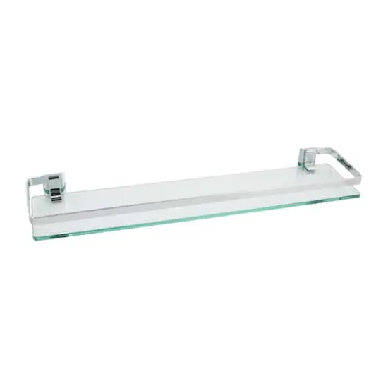 Organize It All Wall Mounted Glass Shelf  {1}