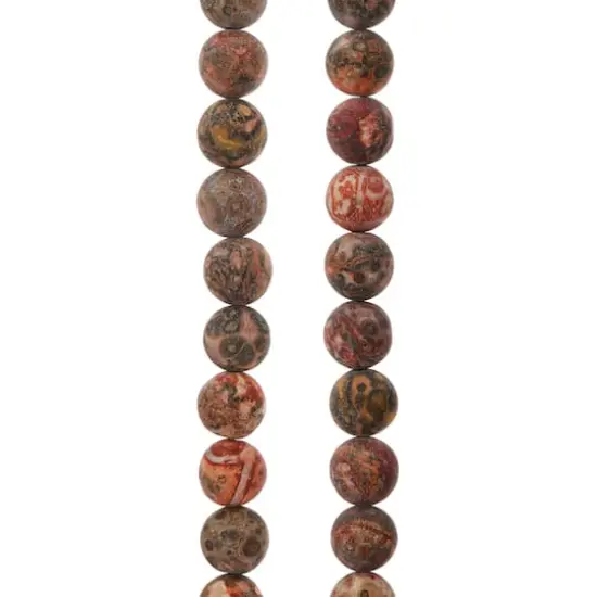 Matte Leopard Jasper Round Beads, 8mm&nbsp;by Bead Landing&trade; {1}