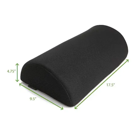 Mind Reader Black Foam Multi-Purpose Cushion {4}