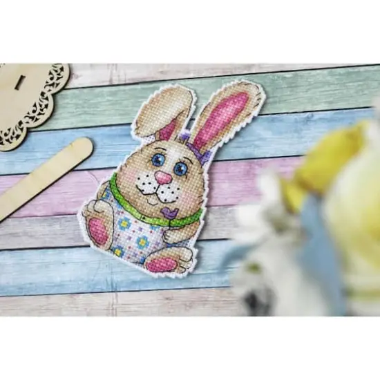 MP Studia Easter Rabbit Plastic Canvas Counted Cross Stitch Kit {8}