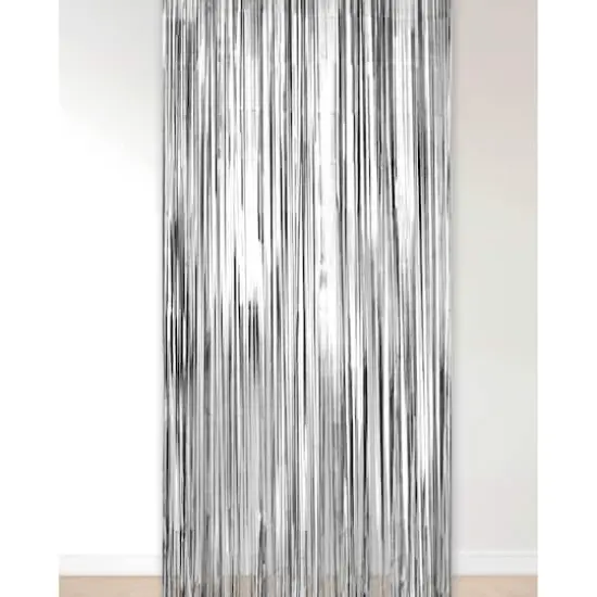 Silver Fringe Curtain by Celebrate It&trade; {3}