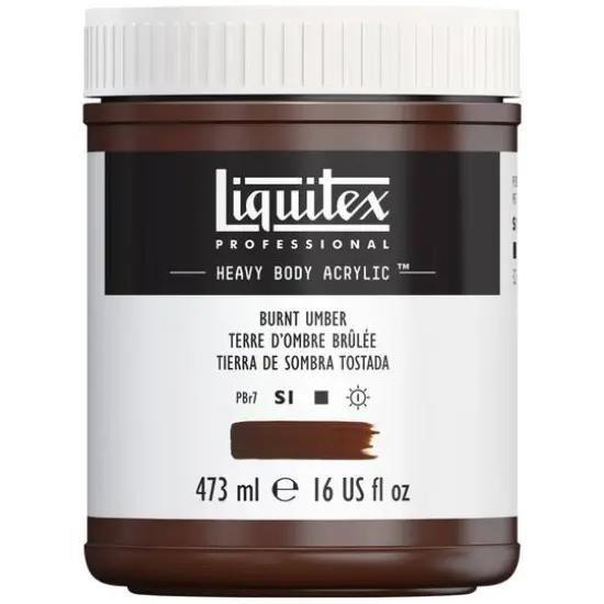 Liquitex® Professional Heavy Body Acrylic™ Paint, 16oz. Burnt Umber {4}
