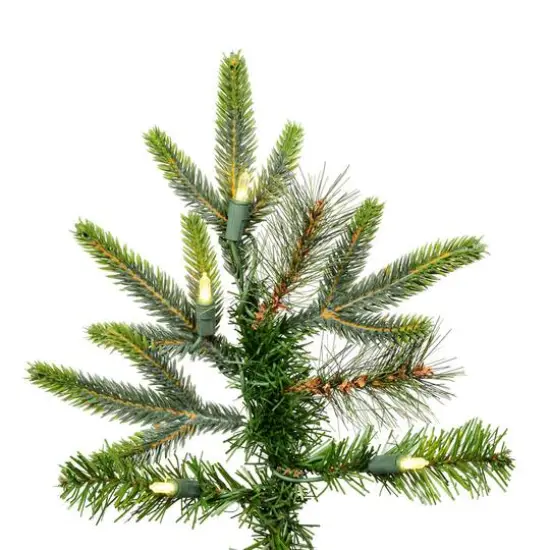 6ft. Pre-Lit Shawnee Fir Artificial Christmas Tree, Warm White LED Dura-Lit Lights {4}