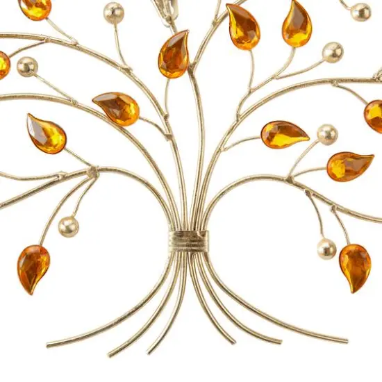 Silver Metal Bohemian Wall Decor, 35" x 2" x 16" {4}