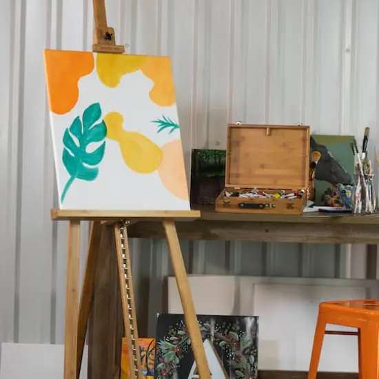 Pacific Arc A-Frame Bamboo Studio Easel {9}