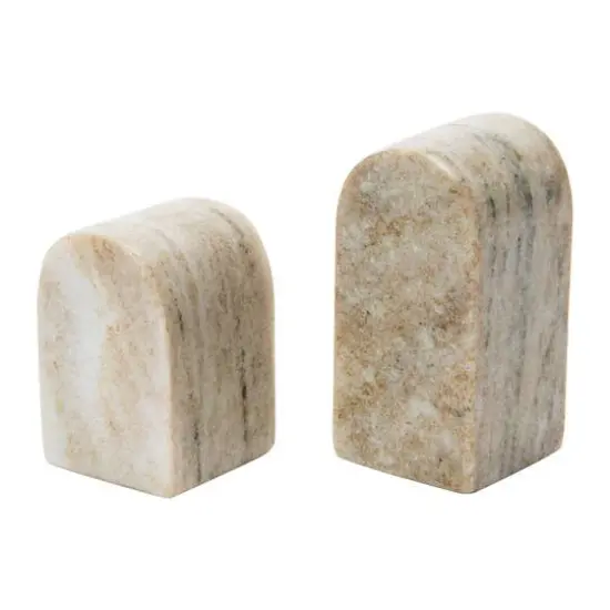 Hello Honey&reg; Contemporary Decorative Marble Office Bookends Set {5}