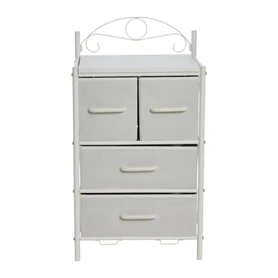 Household Essentials Victoria 32" 4-Drawer Dresser White {5}