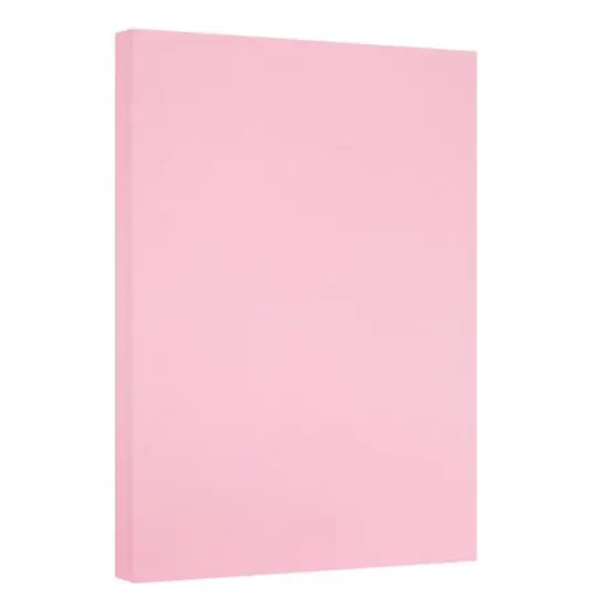 JAM Paper 11'' x 17'' 67lb. Vellum Bristol Cardstock, 50 Sheets Canary Yellow {2}