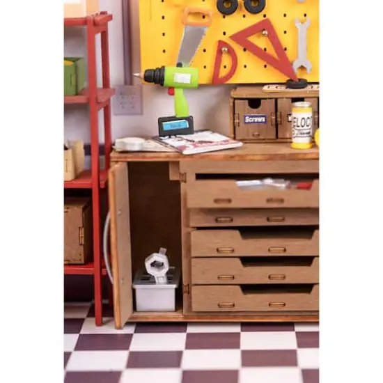 Rolife Garage Workship DIY Miniature House Kit {9}