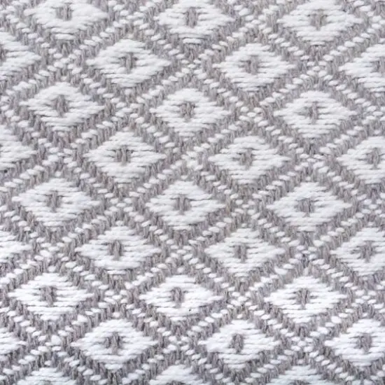 DII&reg; Gray Mini Diamond Throw {4}