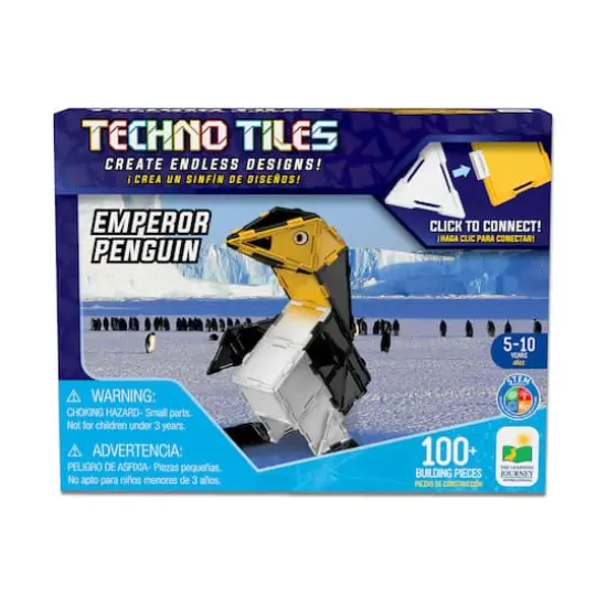 Techno Tiles - Emperor Penguin: 100+ Pcs {3}