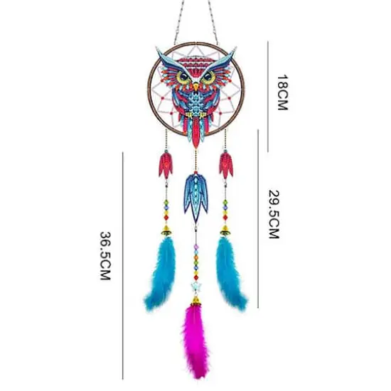 Sparkly Selections Owl Dreamcatcher Diamond Painting {3}