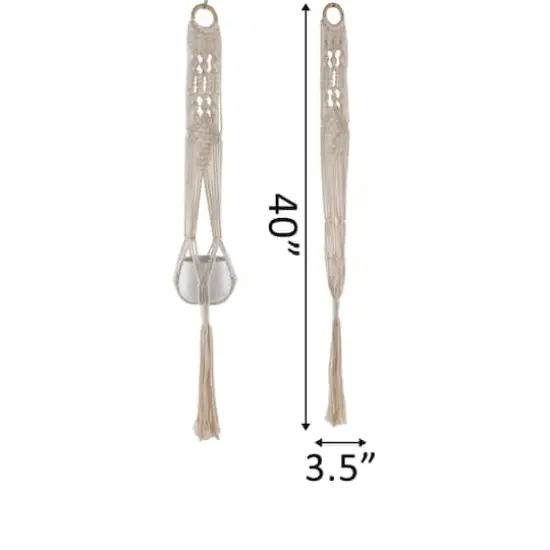 Flora Bunda 40" Macram&eacute; Plant Hanger {3}