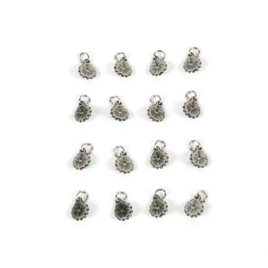 Tiny Bezel Stones Charm Set by Bead Landing&trade; {6}