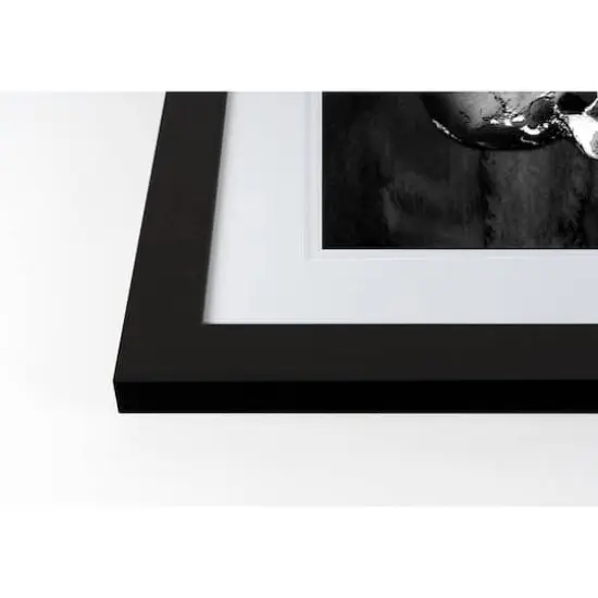 Skull Halloween Print in Black Frame {3}