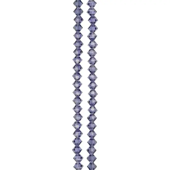 Preciosa Glass Crystal Bicone Beads, 6mm by Bead Landing&trade; Tanzanite {4}