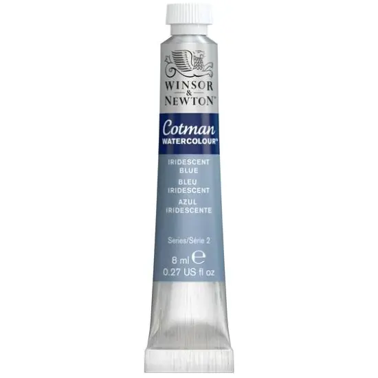 Winsor & Newton&reg; Cotman&reg; Watercolor, 8mL Iridescent Blue {1}
