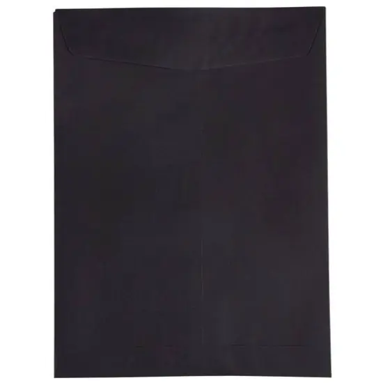 JAM Paper Black 9" x 12" Open End Envelopes {1}