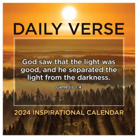 TF Publishing 2024 Daily Verse Daily Desktop Calendar {5}