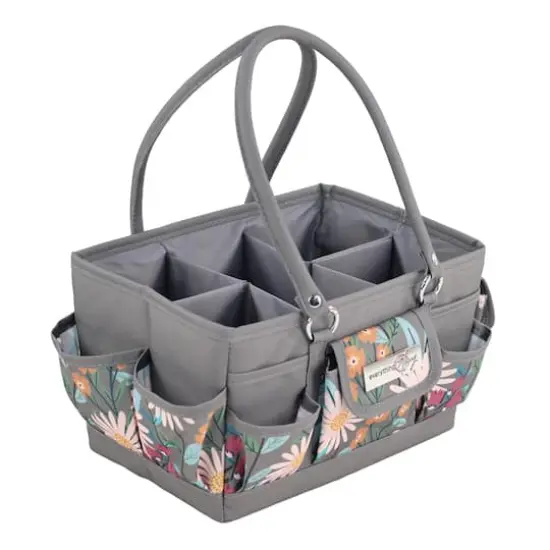 Everything Mary Daisy Floral Print Sewing Store & Tote Craft Organizer {1}
