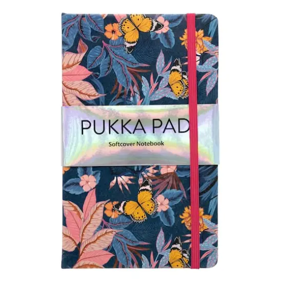 Pukka Pads Bloom Softcover Notebooks with Pocket, 3ct. Blue {1}