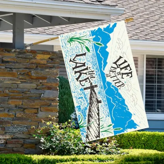 Life is Better at the Lake Doormat {4}