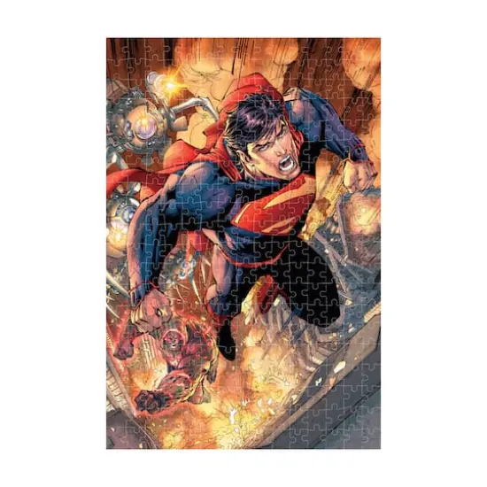 DC Comics - Superman 3D Lenticular Jigsaw Puzzle in a Collectible Tin Book: 300 Pcs {1}
