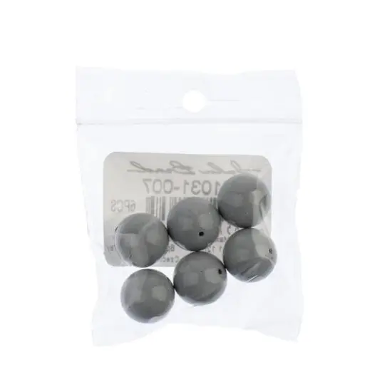 Preciosa Maxima Gemcolor Pearl Beads, 12mm Ceramic Gray {3}
