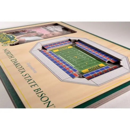 College Football 3D StadiumViews Picture Frame North Dakota State Bison {5}