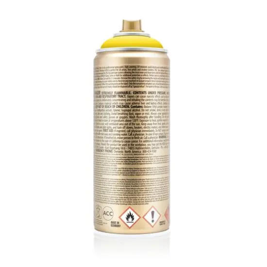 Montana&trade; Cans GOLD Shock Color Spray Paint, 400mL S1000 Shock Yellow Light {6}