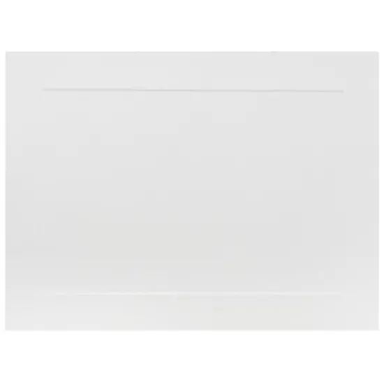 JAM Paper 5" x 6" White Panel Blank Flat Note Cards {1}