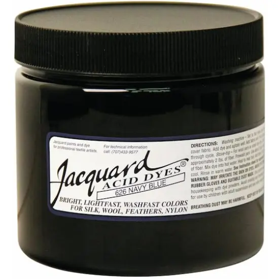 Jacquard&reg; Acid Dye, 8oz. Navy Blue {1}