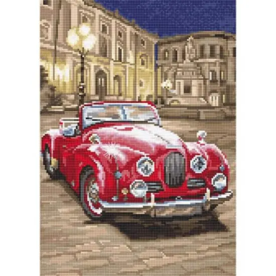 Letistitch Counted Cross Stitch Kit Red Sports Car {1}