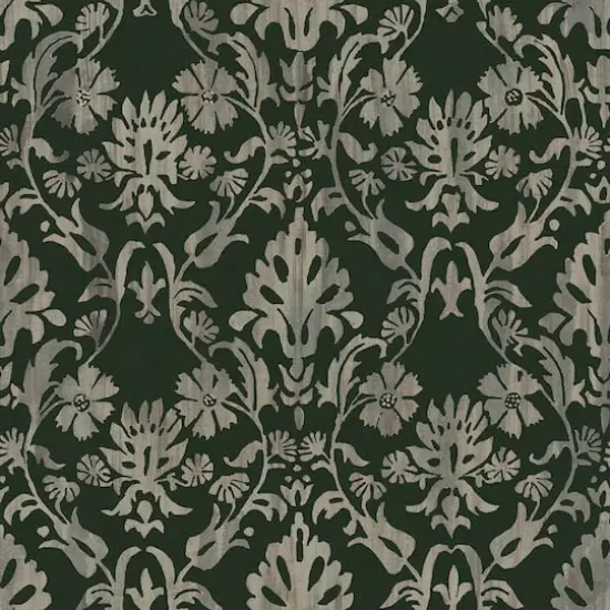 RoomMates Blooming Damask Peel & Stick Wallpaper Deep Green {1}