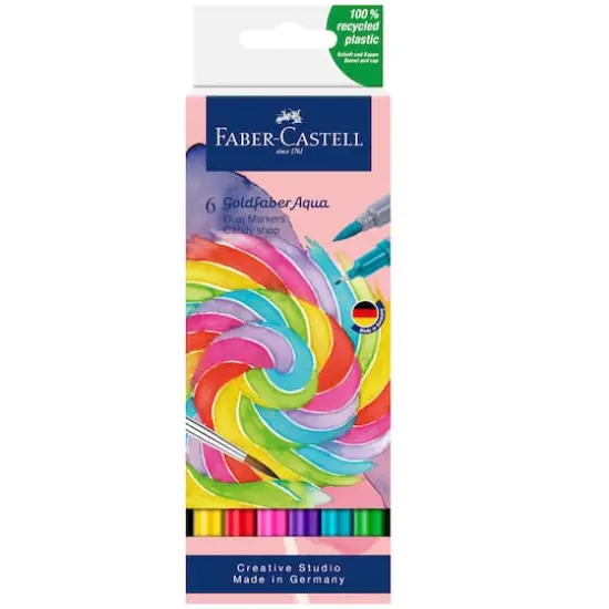 Goldfaber Candy Shop Dual Ended Aqua Markers, 6ct. {1}