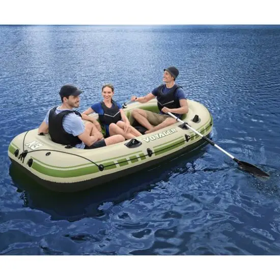 Bestway 9.5ft. Hydro-Force Voyager X3 Inflatable Raft Set {3}