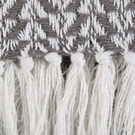 DII&reg; Gray Arrowhead Woven Throw {3}