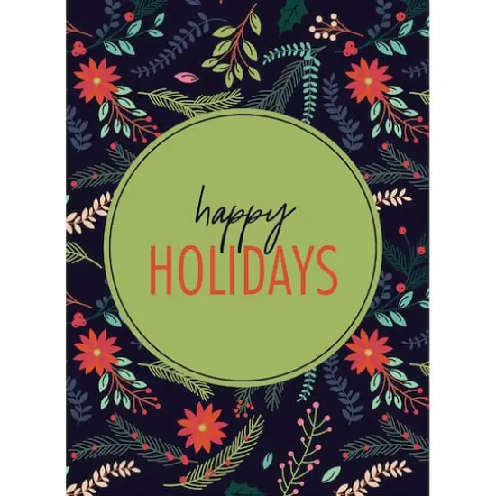 JAM Paper 6.25" x 4.625" Floral Tree Assorted Christmas Card Set, 24ct. {6}