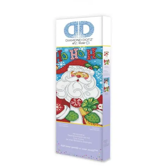 Diamond Dotz&reg; at Home Intermediate Santa Ho Diamond Painting Kit {3}