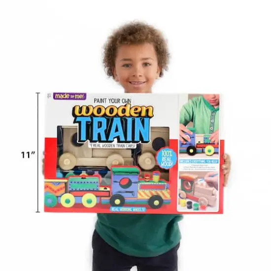 Made by Me&reg; Paint Your Own Wooden Train {13}
