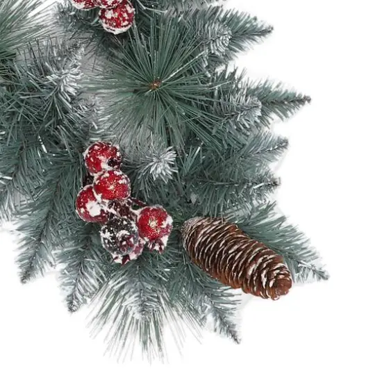 9ft. Sterling Pine Artificial Garland with Pinecones & Red Berries {5}