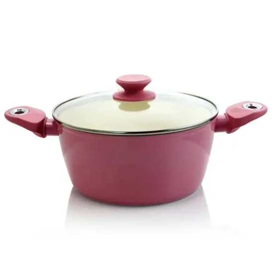 Gibson Home&reg; Plaza Caf&eacute; 7-Piece Lavender Aluminum Nonstick Cookware Set {5}