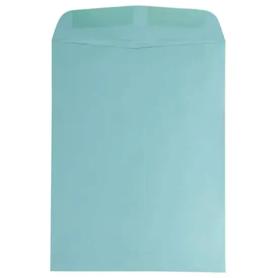 JAM Paper 9" x 12" Open End Catalog Premium Envelopes, 25ct. Aqua Blue {4}