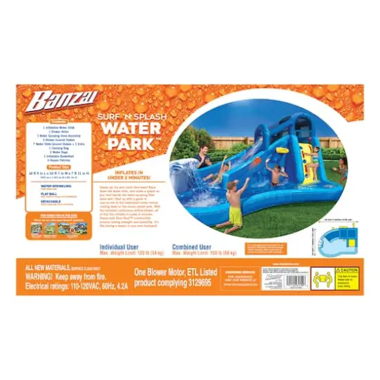 Banzai&reg; 14ft. Surf 'N Splash Water Park&trade; {5}