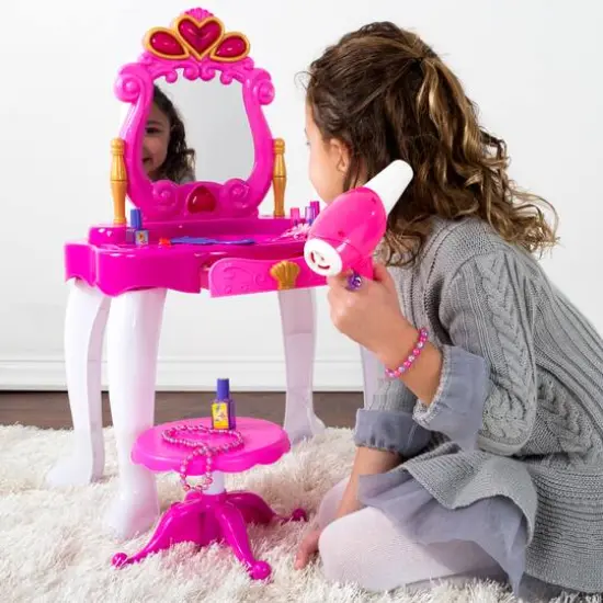 Toy Time Pretend Play Princess Vanity Toy Set {7}