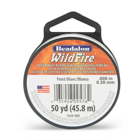 Beadalon&reg; WildFire&trade; Bead Weaving Thread, 008" Frost {4}